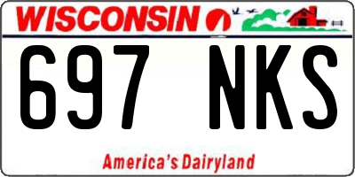 WI license plate 697NKS
