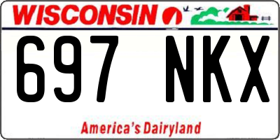 WI license plate 697NKX