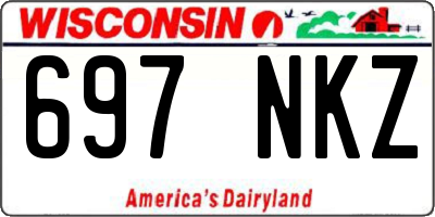 WI license plate 697NKZ