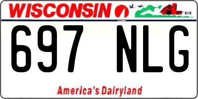 WI license plate 697NLG