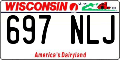 WI license plate 697NLJ