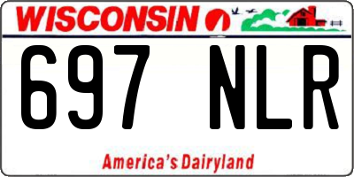 WI license plate 697NLR