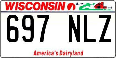 WI license plate 697NLZ