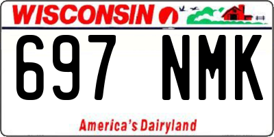 WI license plate 697NMK