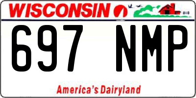 WI license plate 697NMP