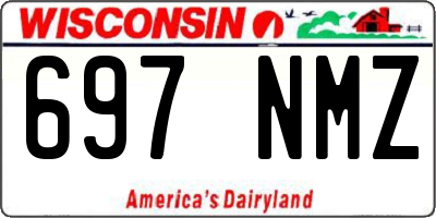 WI license plate 697NMZ