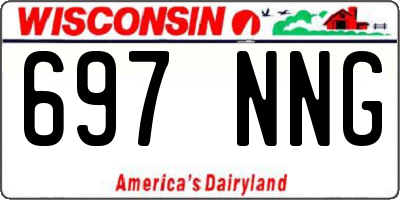 WI license plate 697NNG