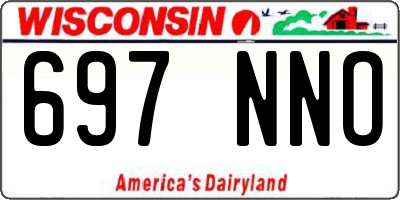WI license plate 697NNO