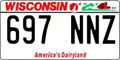 WI license plate 697NNZ
