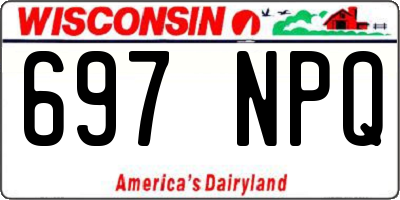 WI license plate 697NPQ