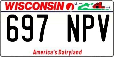 WI license plate 697NPV