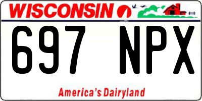 WI license plate 697NPX