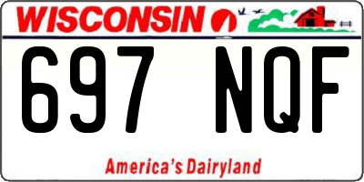 WI license plate 697NQF