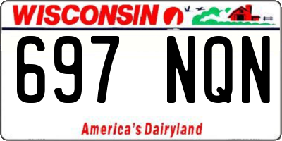 WI license plate 697NQN