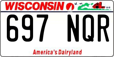 WI license plate 697NQR
