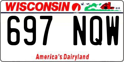 WI license plate 697NQW