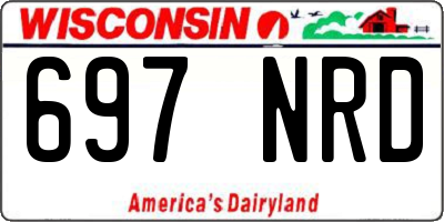 WI license plate 697NRD
