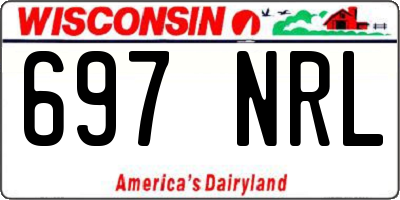 WI license plate 697NRL