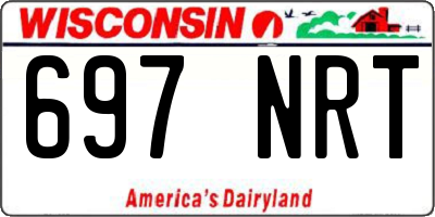WI license plate 697NRT