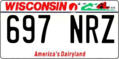 WI license plate 697NRZ