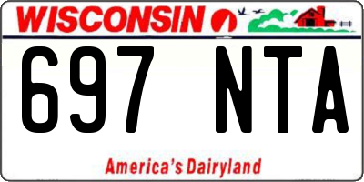 WI license plate 697NTA