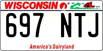 WI license plate 697NTJ
