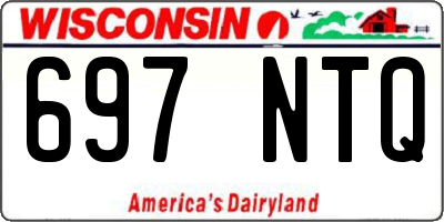 WI license plate 697NTQ