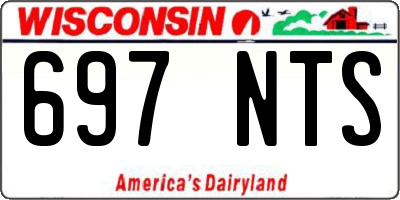 WI license plate 697NTS