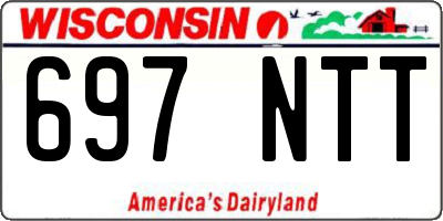 WI license plate 697NTT