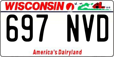 WI license plate 697NVD