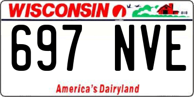 WI license plate 697NVE
