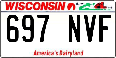 WI license plate 697NVF