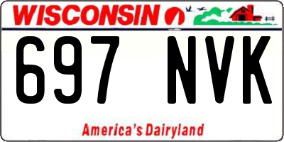 WI license plate 697NVK