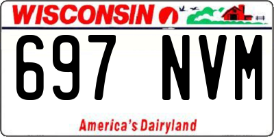 WI license plate 697NVM