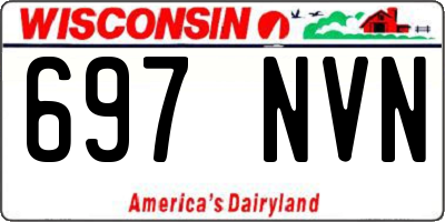 WI license plate 697NVN