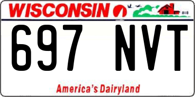 WI license plate 697NVT