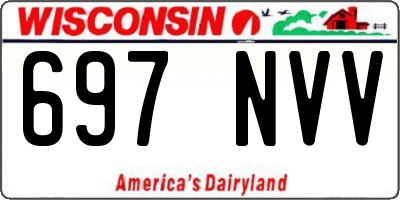 WI license plate 697NVV