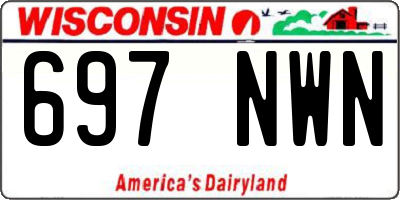 WI license plate 697NWN
