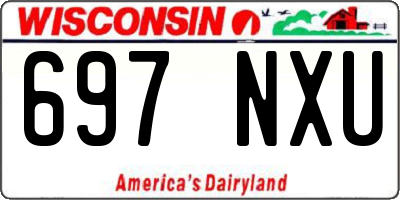 WI license plate 697NXU