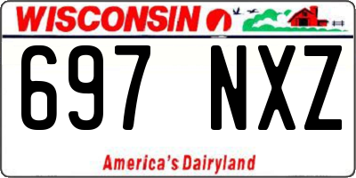 WI license plate 697NXZ