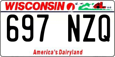 WI license plate 697NZQ