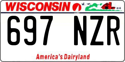 WI license plate 697NZR
