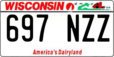 WI license plate 697NZZ