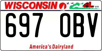 WI license plate 697OBV