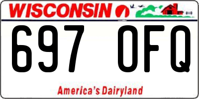 WI license plate 697OFQ