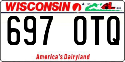 WI license plate 697OTQ
