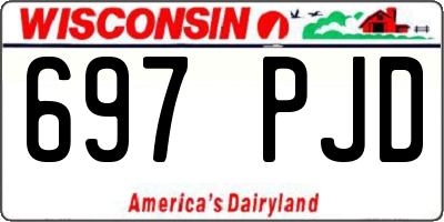 WI license plate 697PJD