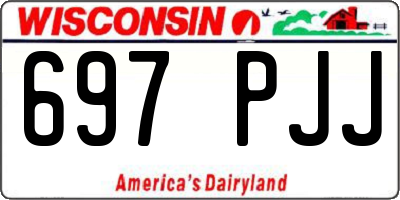 WI license plate 697PJJ