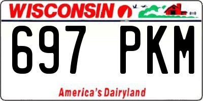 WI license plate 697PKM
