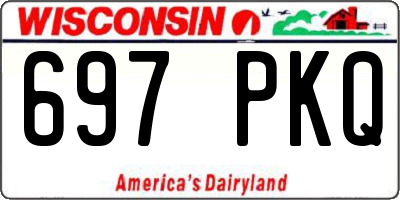 WI license plate 697PKQ